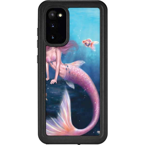Rachel Anderson Aurelia Mermaid with Fish Galaxy S20 Waterproof Case