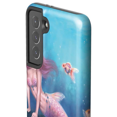 Rachel Anderson Aurelia Mermaid with Fish Galaxy S21 5G Pro Case