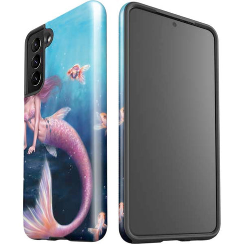 Rachel Anderson Aurelia Mermaid with Fish Galaxy S21 5G Pro Case
