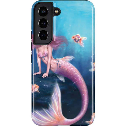 Rachel Anderson Aurelia Mermaid with Fish Galaxy S22 Pro Case