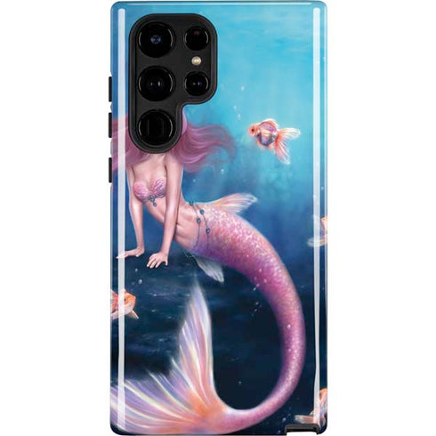 Rachel Anderson Aurelia Mermaid with Fish Galaxy S22 Ultra Pro Case