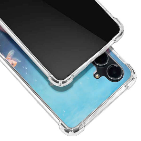 Aurelia Mermaid with Fish by Rachel Anderson Galaxy S23 FE Clear Case