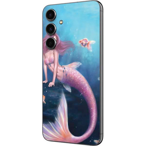 Aurelia Mermaid with Fish by Rachel Anderson Galaxy S23 FE Skin