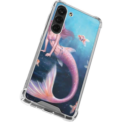 Rachel Anderson Aurelia Mermaid with Fish Galaxy S23 Plus Clear Case