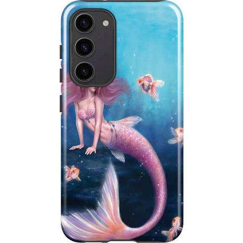 Rachel Anderson Aurelia Mermaid with Fish Galaxy S23 Plus Pro Case
