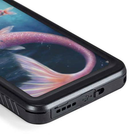 Rachel Anderson Aurelia Mermaid with Fish Galaxy S23 Plus Waterproof Case