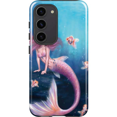 Rachel Anderson Aurelia Mermaid with Fish Galaxy S23 Pro Case