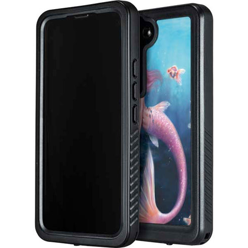 Rachel Anderson Aurelia Mermaid with Fish Galaxy S23 Waterproof Case
