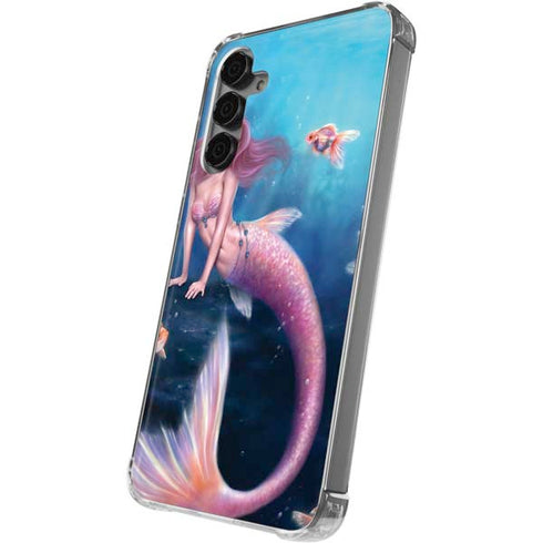 Aurelia Mermaid with Fish by Rachel Anderson Galaxy S24 Plus Clear Case