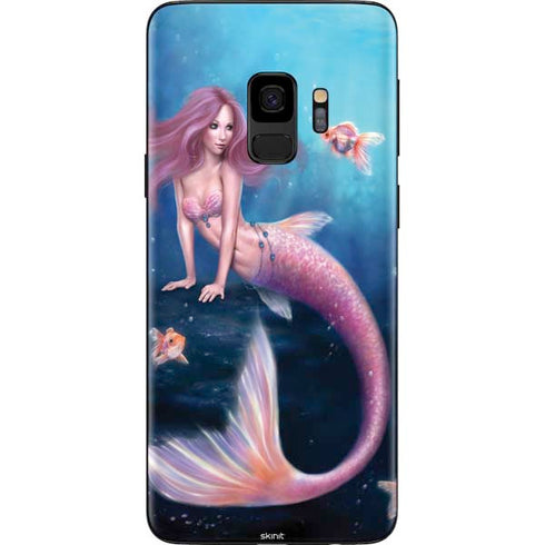 Rachel Anderson Aurelia Mermaid with Fish Galaxy S9 Skin