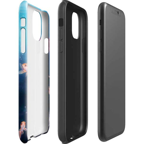 Rachel Anderson Aurelia Mermaid with Fish iPhone 11 Impact Case