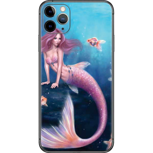Rachel Anderson Aurelia Mermaid with Fish iPhone 11 Pro Max Skin