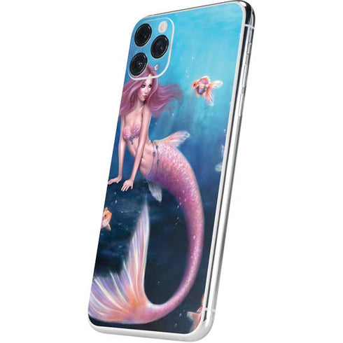 Rachel Anderson Aurelia Mermaid with Fish iPhone 11 Pro Max Skin