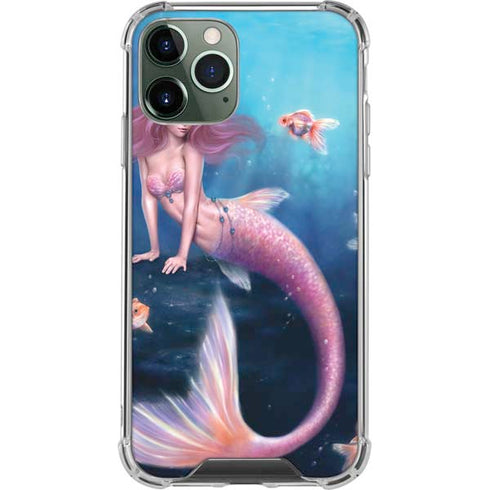 Rachel Anderson Aurelia Mermaid with Fish iPhone 12 Pro Clear Case