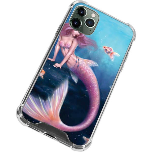 Rachel Anderson Aurelia Mermaid with Fish iPhone 12 Pro Clear Case