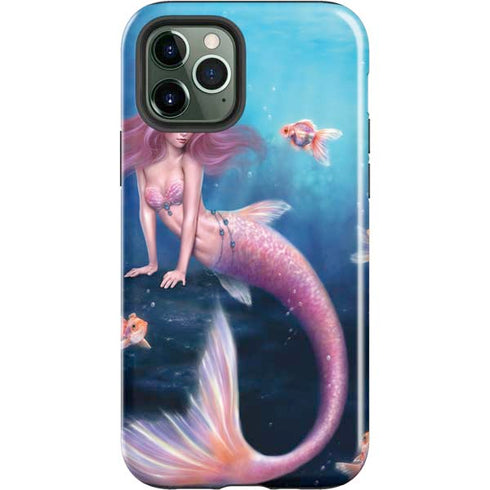 Rachel Anderson Aurelia Mermaid with Fish iPhone 12 Pro Impact Case