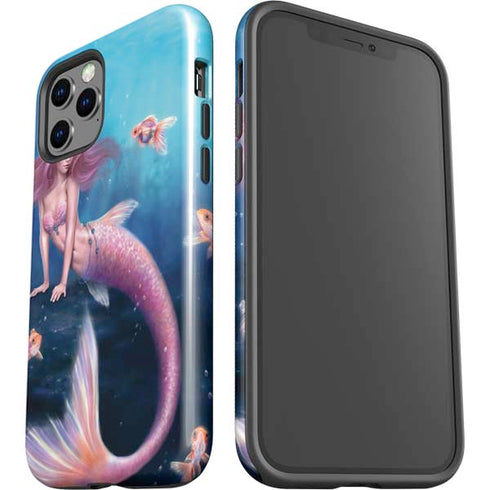 Rachel Anderson Aurelia Mermaid with Fish iPhone 12 Pro Impact Case