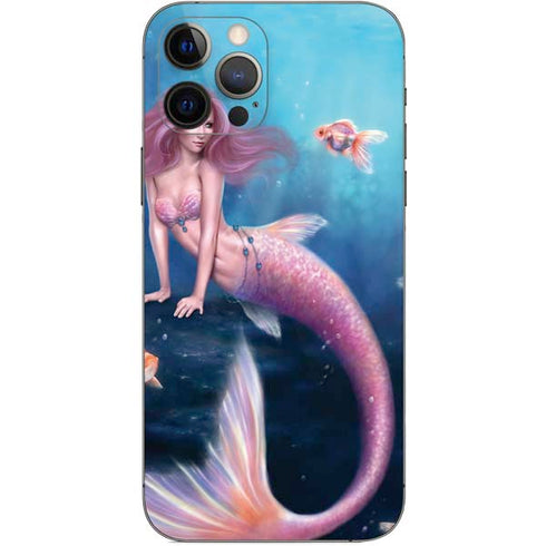 Rachel Anderson Aurelia Mermaid with Fish iPhone 12 Pro Skin