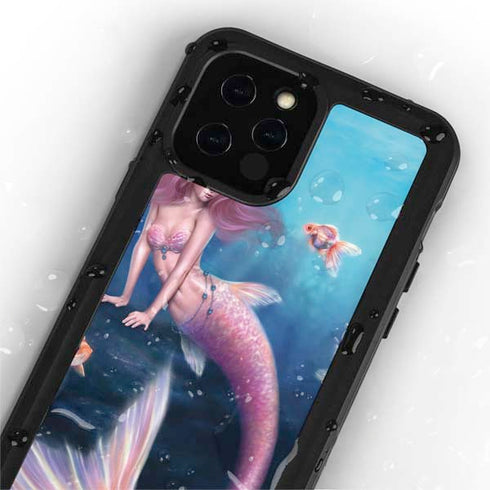 Rachel Anderson Aurelia Mermaid with Fish iPhone 12 Pro Waterproof Case