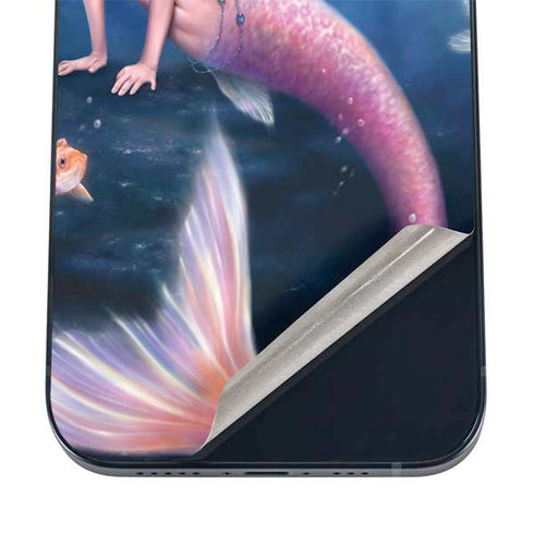 Rachel Anderson Aurelia Mermaid with Fish iPhone 12 Skin
