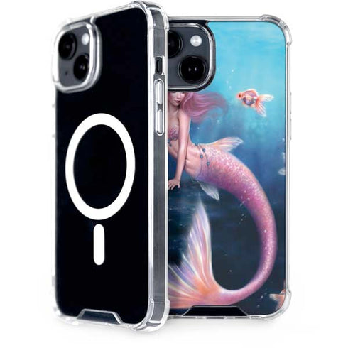 Rachel Anderson Aurelia Mermaid with Fish iPhone 13 MagSafe Case