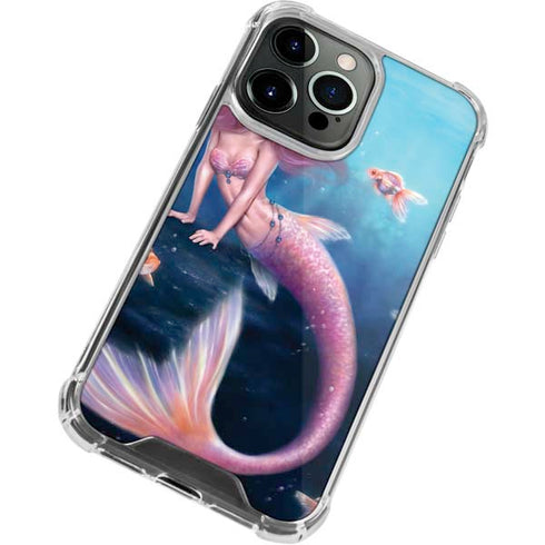 Rachel Anderson Aurelia Mermaid with Fish iPhone 13 Pro Clear Case