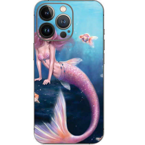 Rachel Anderson Aurelia Mermaid with Fish iPhone 13 Pro Skin