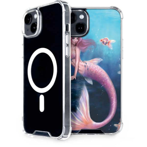 Rachel Anderson Aurelia Mermaid with Fish iPhone 14 Plus MagSafe Case