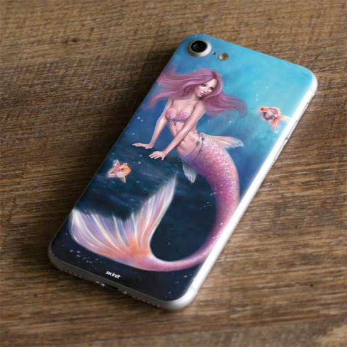 Rachel Anderson Aurelia Mermaid with Fish iPhone 7 Skin