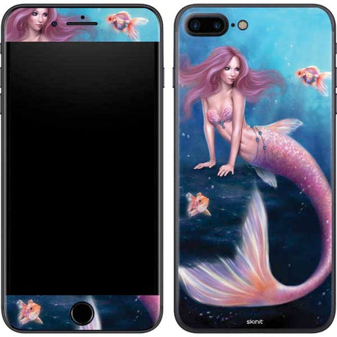 Rachel Anderson Aurelia Mermaid with Fish iPhone 8 Plus Skin