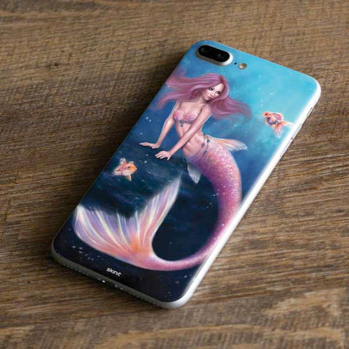 Rachel Anderson Aurelia Mermaid with Fish iPhone 8 Plus Skin