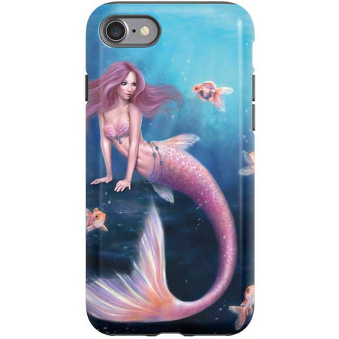 Rachel Anderson Aurelia Mermaid with Fish iPhone SE (2nd & 3rd Gen) Pro Case