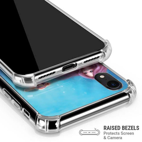 Aurelia Mermaid with Fish by Rachel Anderson iPhone XR Clear Case
