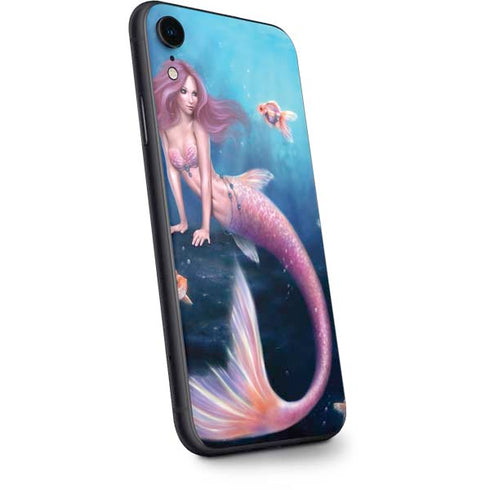 Rachel Anderson Aurelia Mermaid with Fish iPhone XR Skin