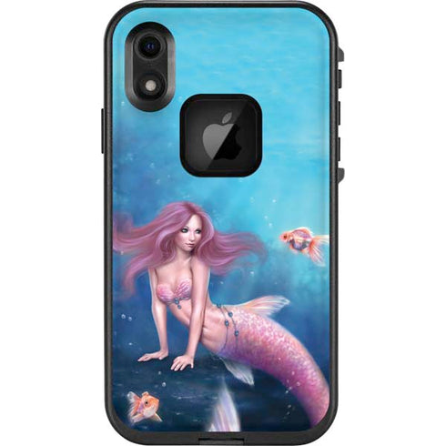 Rachel Anderson Aurelia Mermaid with Fish LifeProof Fre iPhone Skin