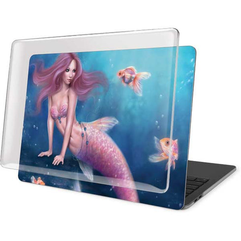 Rachel Anderson Aurelia Mermaid with Fish MacBook Pro 16in (2019-20) Case plus Skin
