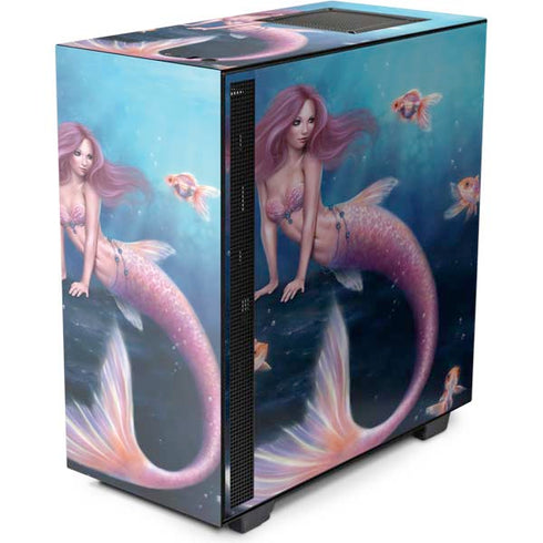 Rachel Anderson Aurelia Mermaid with Fish NZXT H510 Compact ATX Mid-Tower Case Skin