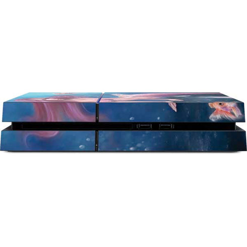 Rachel Anderson Aurelia Mermaid with Fish PS4 Console Skin