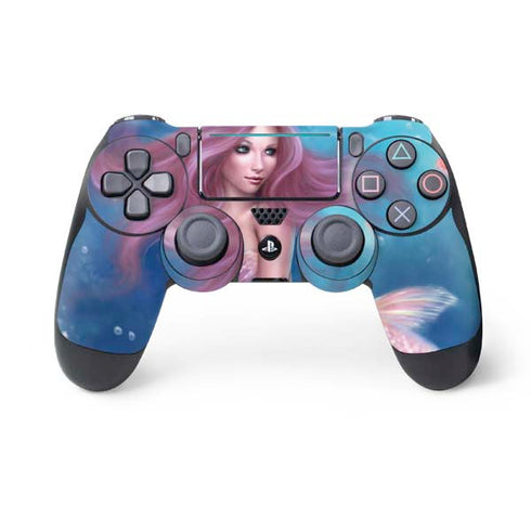 Rachel Anderson Aurelia Mermaid with Fish PS4 Pro/Slim Controller Skin