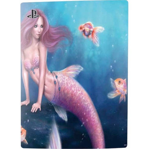 Rachel Anderson Aurelia Mermaid with Fish PS5 Console Skin