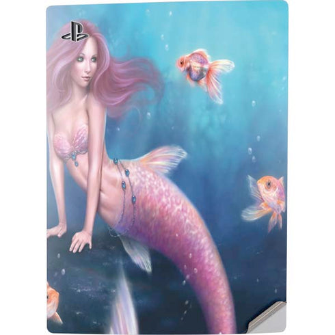 Rachel Anderson Aurelia Mermaid with Fish PS5 Digital Edition Console Skin