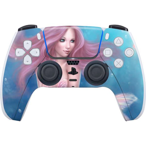 Rachel Anderson Aurelia Mermaid with Fish PS5 Controller Skin