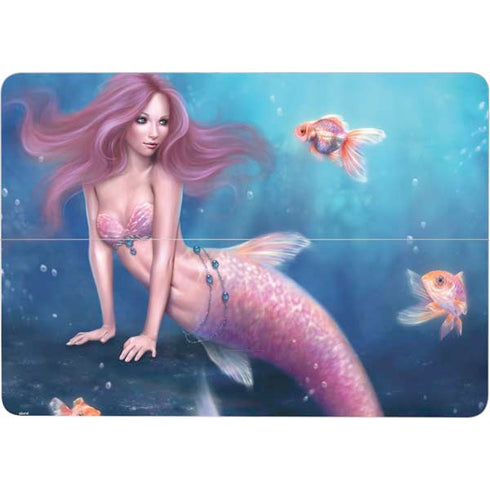 Rachel Anderson Aurelia Mermaid with Fish Surface Laptop Studio Skin