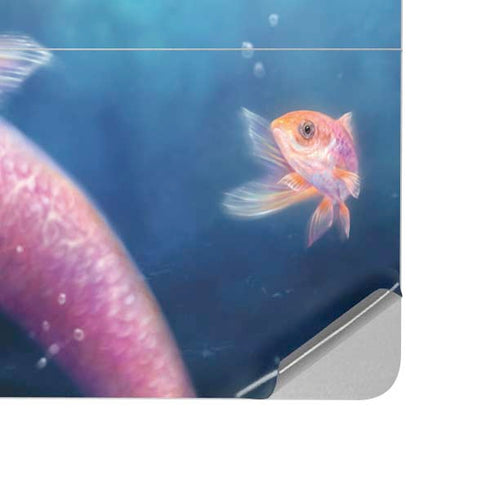 Rachel Anderson Aurelia Mermaid with Fish Surface Laptop Studio Skin
