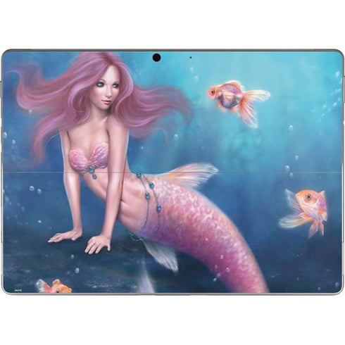 Rachel Anderson Aurelia Mermaid with Fish Surface Pro 9 Skin