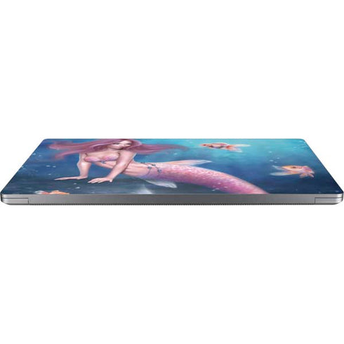 Rachel Anderson Aurelia Mermaid with Fish Universal Laptop 13in (10.6 x 7.6in) Skin