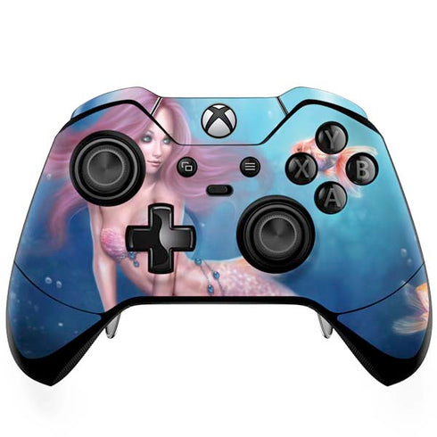 Rachel Anderson Aurelia Mermaid with Fish Xbox One Elite Controller Skin