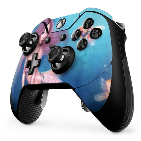 Rachel Anderson Aurelia Mermaid with Fish Xbox One Elite Controller Skin