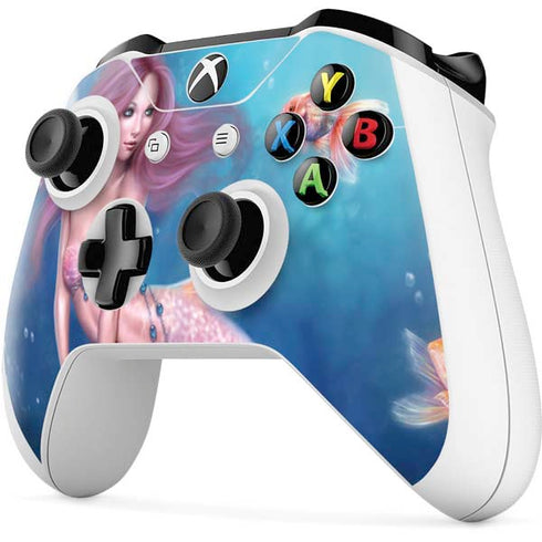 Rachel Anderson Aurelia Mermaid with Fish Xbox One S All-Digital Edition Bundle Skin