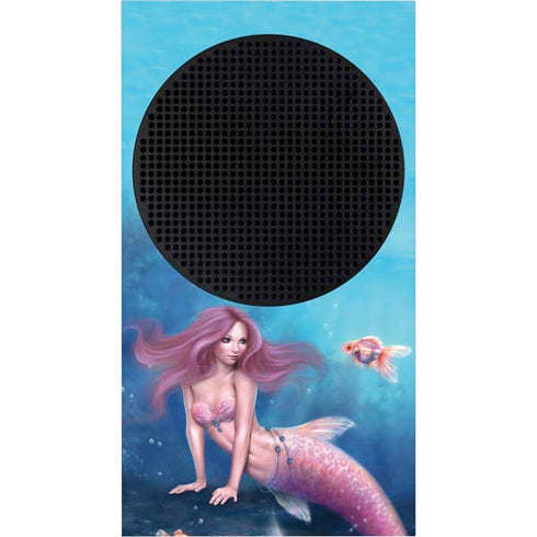 Rachel Anderson Aurelia Mermaid with Fish Xbox Series S Console Skin